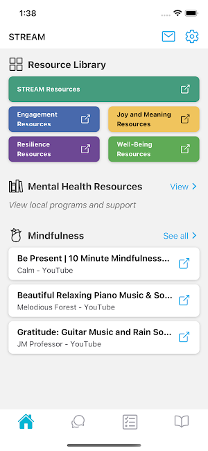 STREAM: Wellness & Resilience Screenshot 0