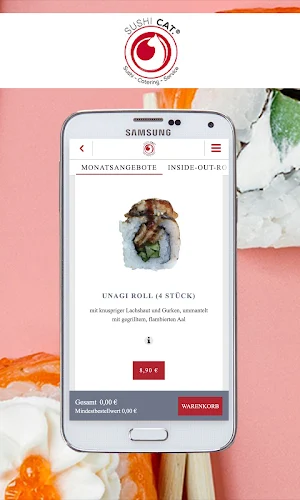 Sushi CAT. Screenshot 1