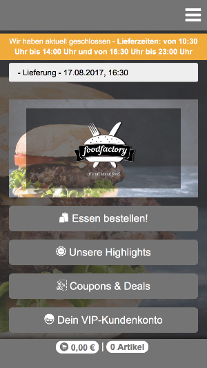 Foodfactory Screenshot 0