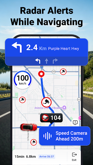 Radar Detector: Speed Camera Screenshot 2