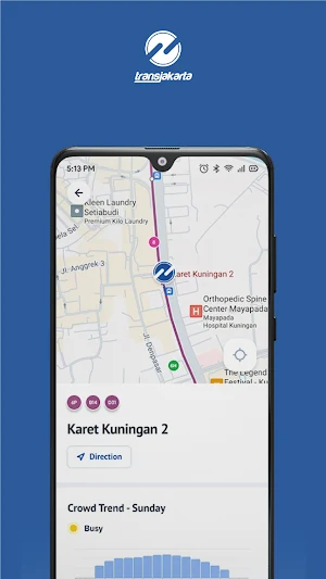 Transjakarta: Track Your Bus Screenshot 2