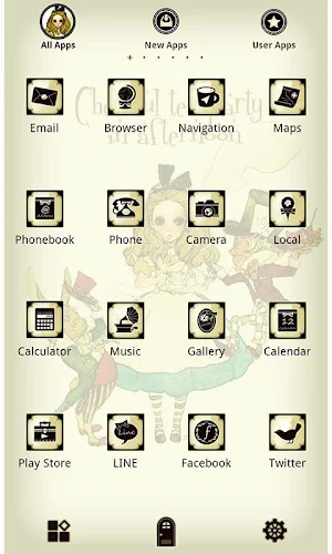 Alice Theme Cheerful Tea Party Screenshot 1