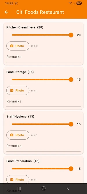 citifoods inspector Screenshot 3
