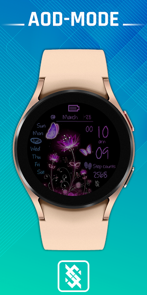 BFF9-Neon Art Flower Pink Screenshot 1