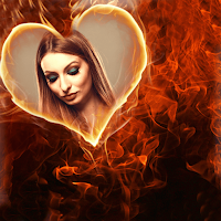 Fire Photo Frame