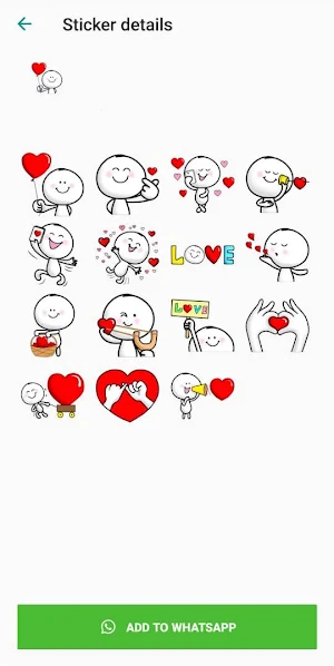 Love Sticker -Romantic Sticker Screenshot 3