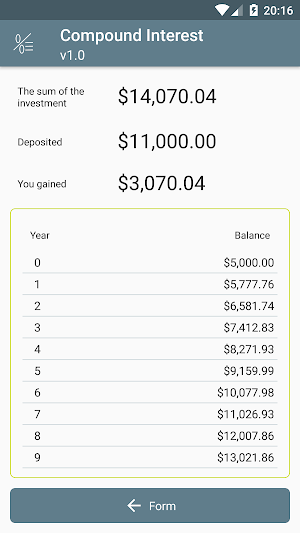 Compound Interest Screenshot 1