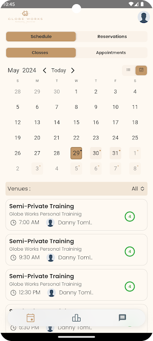 Globe Works Personal Training Screenshot 0