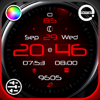 Alpha Dark - watch face