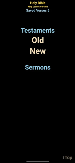 Holy Bible KJV Screenshot 1