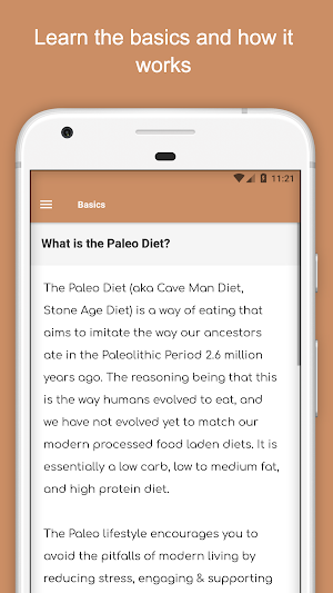 Paleo Diet Guide - Primal Eats Screenshot 2