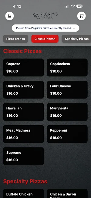 Pilgrim's Pizzas Screenshot 0
