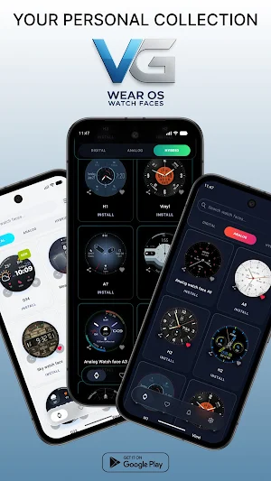 VG Faces: Wear OS Watch Faces Screenshot 0