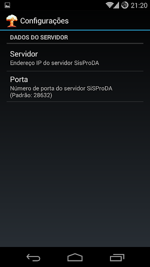 SisProDA Mobile Screenshot 1