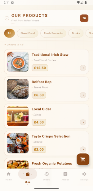 Belfast Foods Screenshot 2