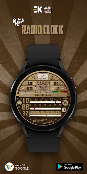 Retro Radio - Watch Face Screenshot 0