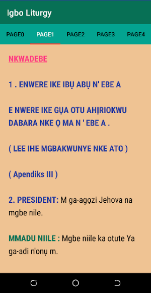 Igbo Liturgy Pro. Screenshot 3