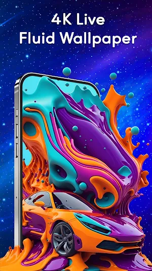 Magic Fluid: Live Wallpaper 4D Screenshot 1