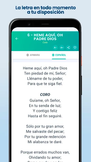 Himnarios App Screenshot 2