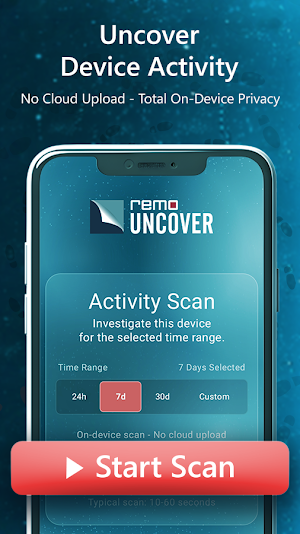 Remo Uncover - Forensics Tool Screenshot 0