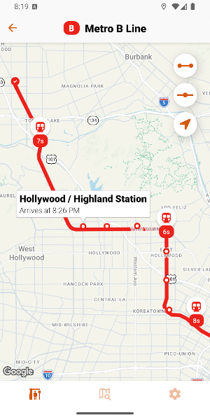 Los Angeles Transit (LA Metro) Screenshot 1