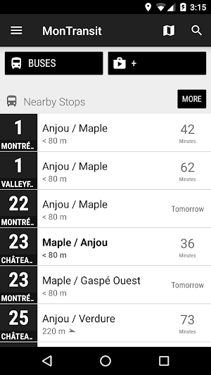 exo Sud-Ouest Bus - MonTransit Screenshot 0
