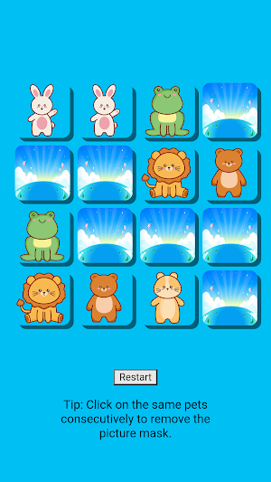 Picture Elimination: Cute Pets Screenshot 3