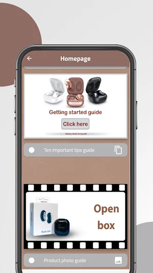galaxy buds live guide Screenshot 1