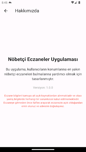 Nöbetçi Eczanen Screenshot 2