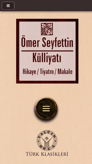 Ömer Seyfettin Külliyatı Screenshot 0