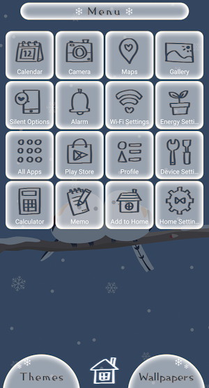 Charming Snow Fairies Theme Screenshot 1
