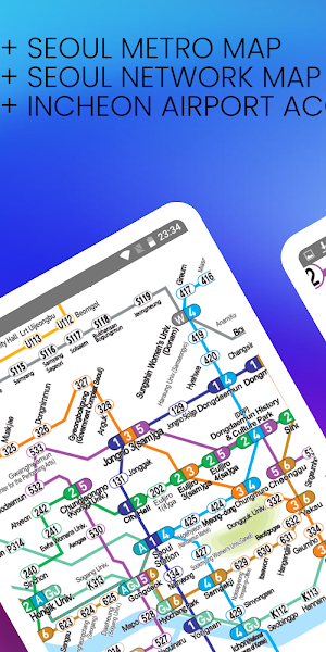 Korean Subway:Seoul Metro(Korea Subway Navigation) Screenshot 1