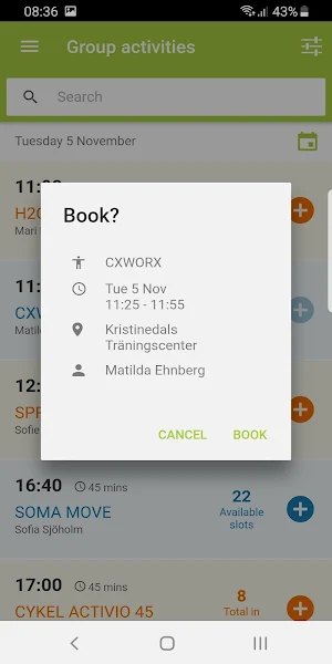Kristinedals Träningscenter Screenshot 0