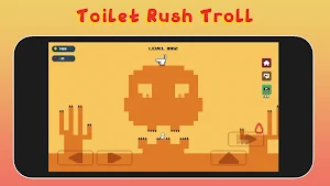 Toilet Rush Troll Level Devil Screenshot 1