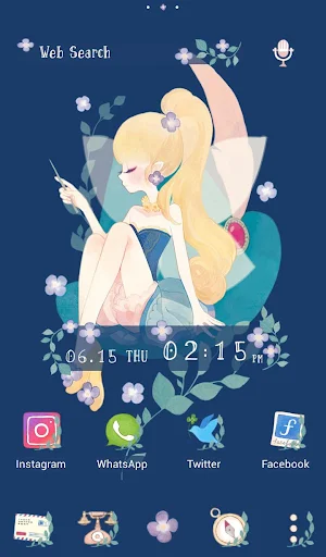 Cute Wallpaper Tinkerbell's Day Off Theme Screenshot 0