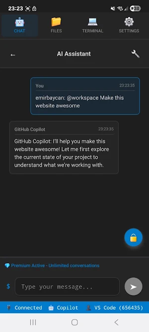 VSCoder Copilot Screenshot 0