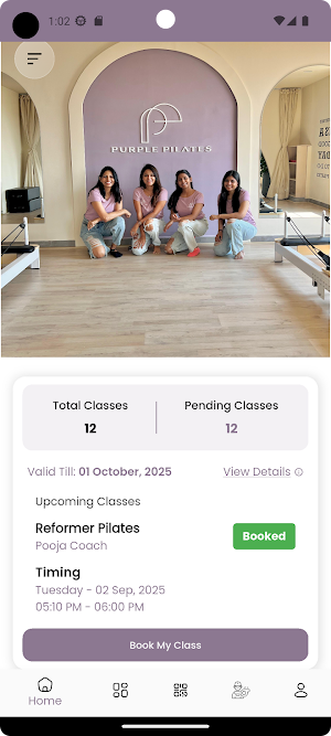 Purple Pilates Screenshot 0