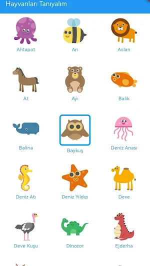 Hayvanları Tanıyalım (Sesli) Screenshot 2