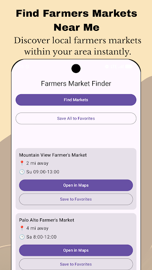 Farmers Market Finder Screenshot 0