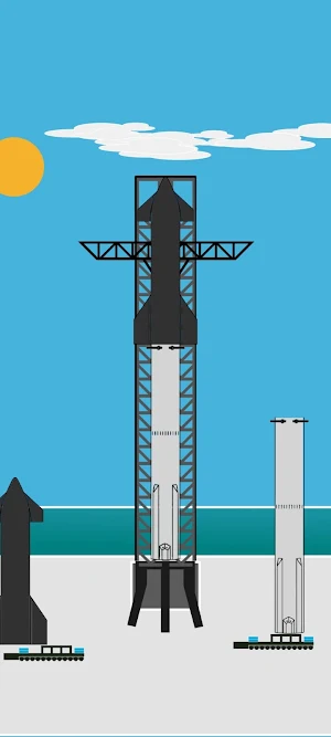 Starship Launch Game Screenshot 0