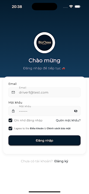BizClass Partner Screenshot 0