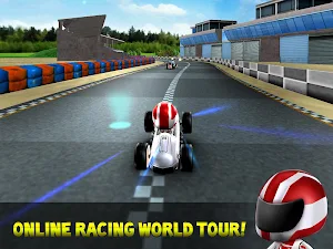 Kart Rush Racing - 3D Online Rival World Tour Screenshot 3