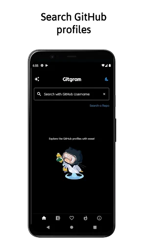 Gitgram - for GitHub searches & trendings Screenshot 0