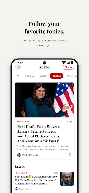 Zeteo News Screenshot 2