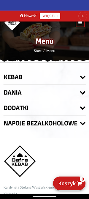Bafra Kebab Góra Kalwaria Screenshot 0