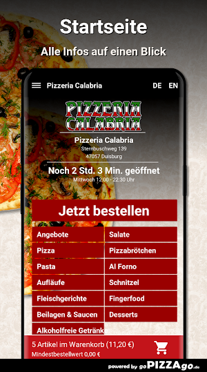 Pizzeria Calabria Duisburg Screenshot 1