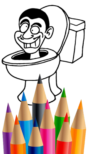 Skibidi Coloring Game Toilet Screenshot 3