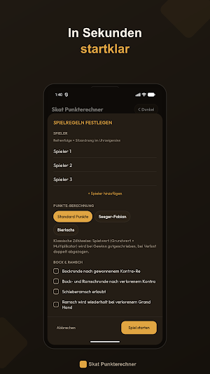 Skat Punkte Rechner Screenshot 2