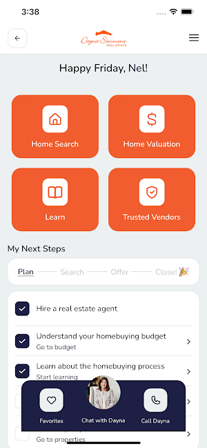 Dayna Simmons Real Estate Screenshot 1