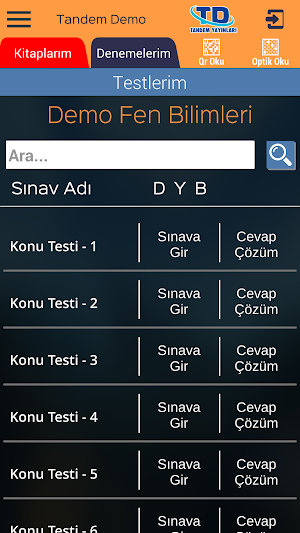 Tandem Öğrenci Screenshot 2